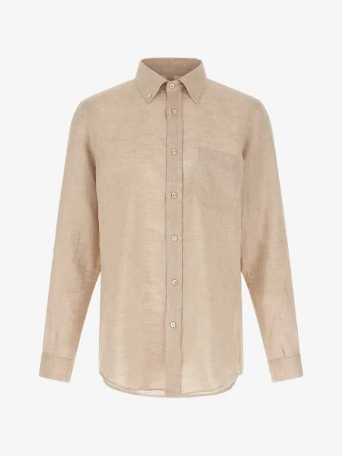 Riviera button-down linen shirt