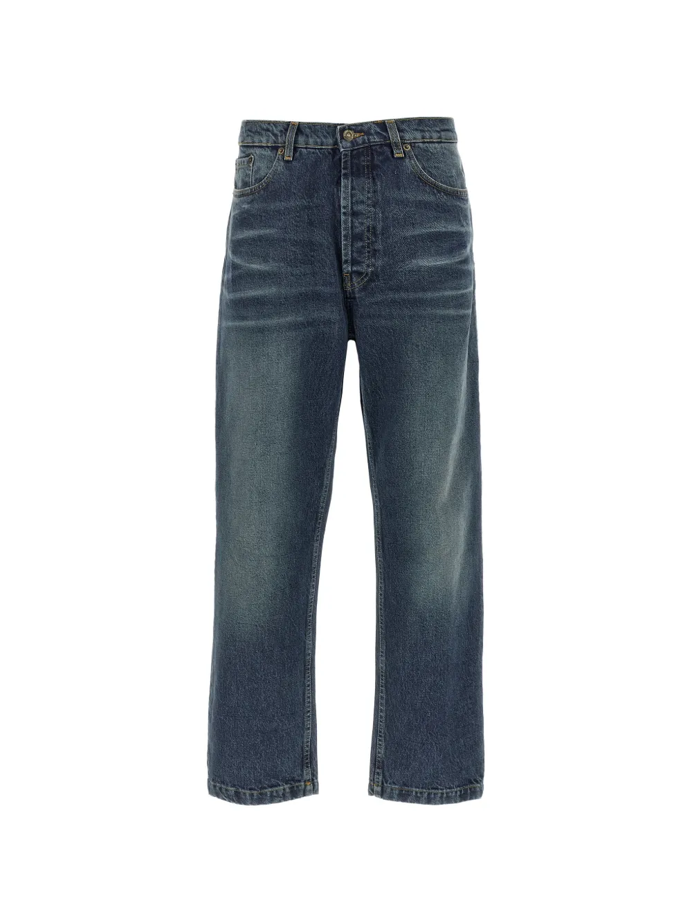 Riviera stone-washed tapered jeans - Blu