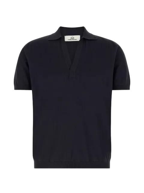 Riviera open-collar short-sleeve polo shirt