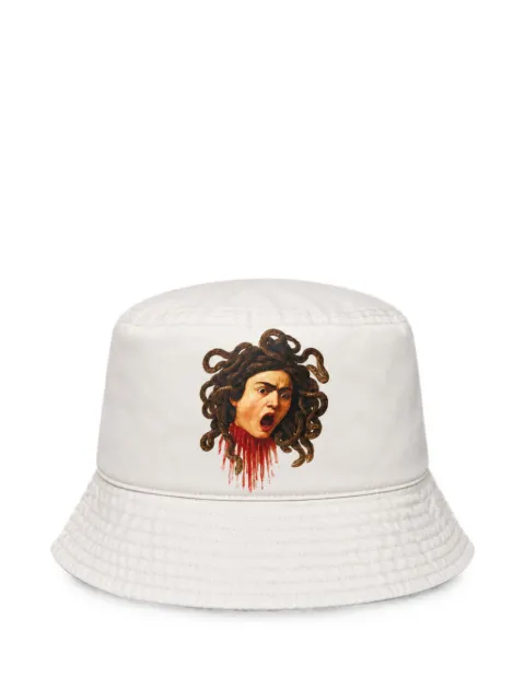 Melt graphic-print bucket hat