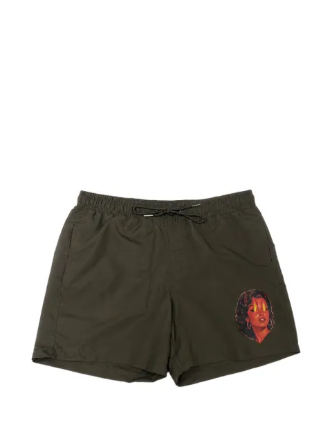 Melt graphic-print swim shorts