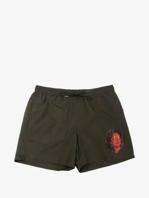 Melt short de bain à imprimé graphique