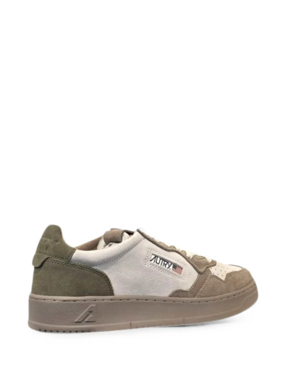 Autry Medalist panelled sneakers Beige