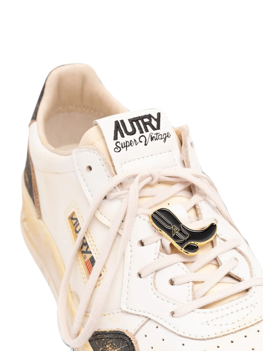 Autry Super Vintage panelled sneakers Beige
