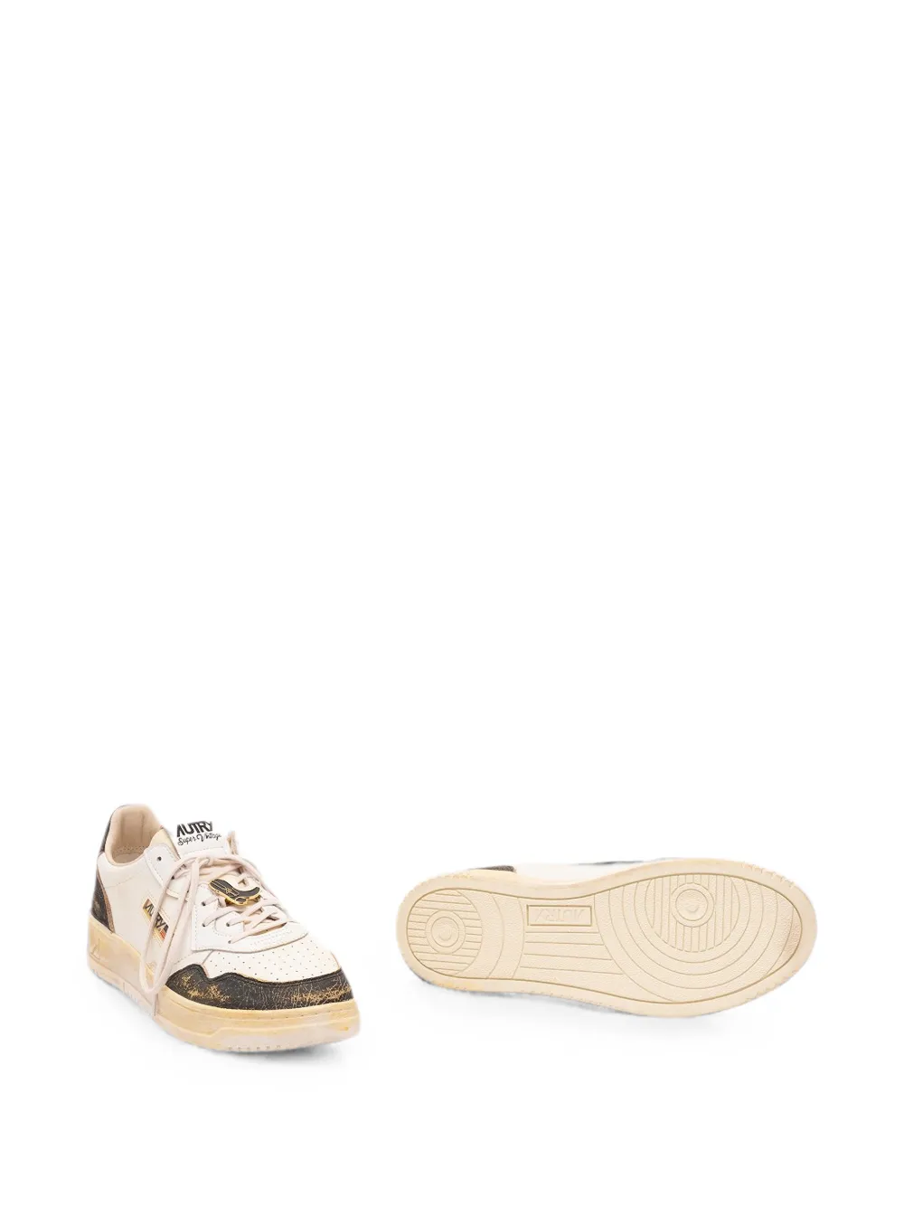 Autry Super Vintage panelled sneakers Beige