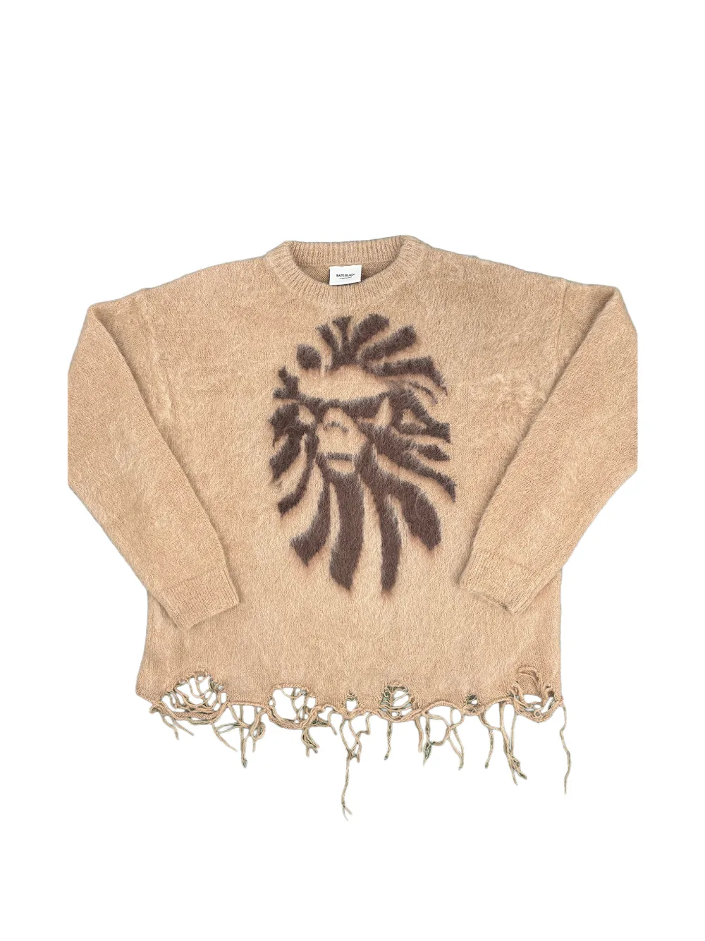 BAPE BLACK *A BATHING APE® distressed sweater - Nude