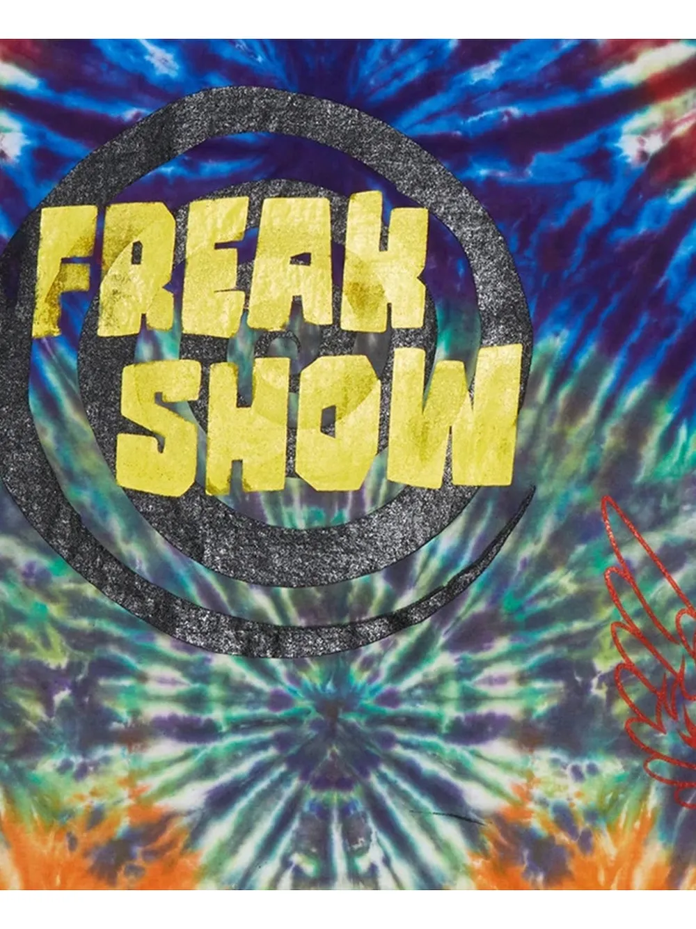 GALLERY DEPT. T-shirt met grafische print met tie-dye effect Blauw