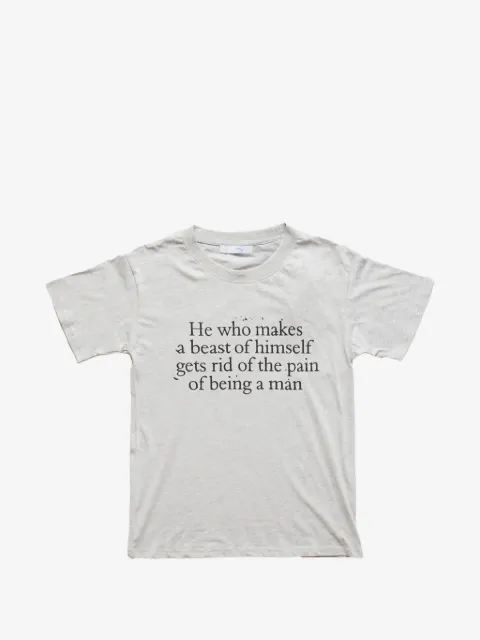 Praying slogan-print T-shirt