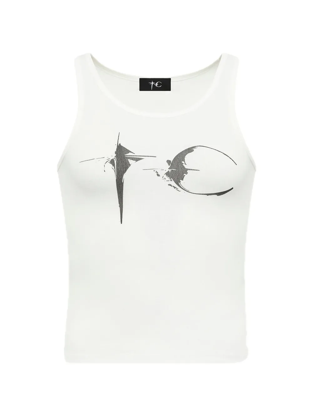THUG CLUB logo-print tank top - Bianco