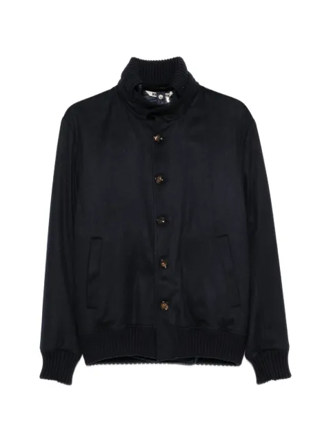 Kired button-up cashmere jacket