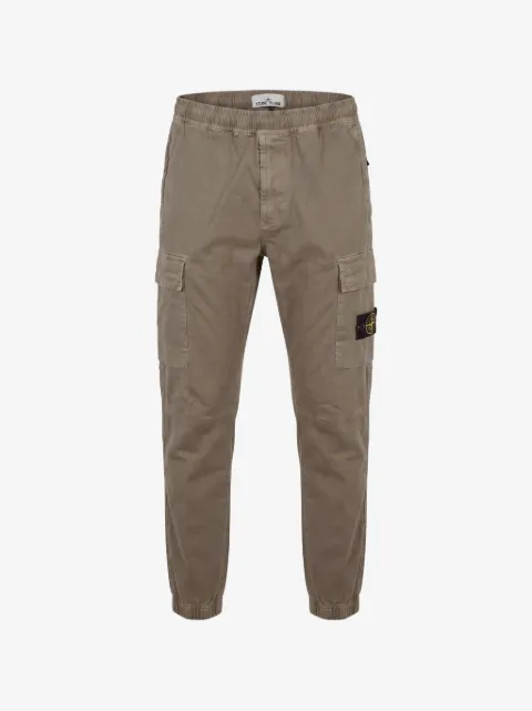 Stone Island logo-patch cargo pants