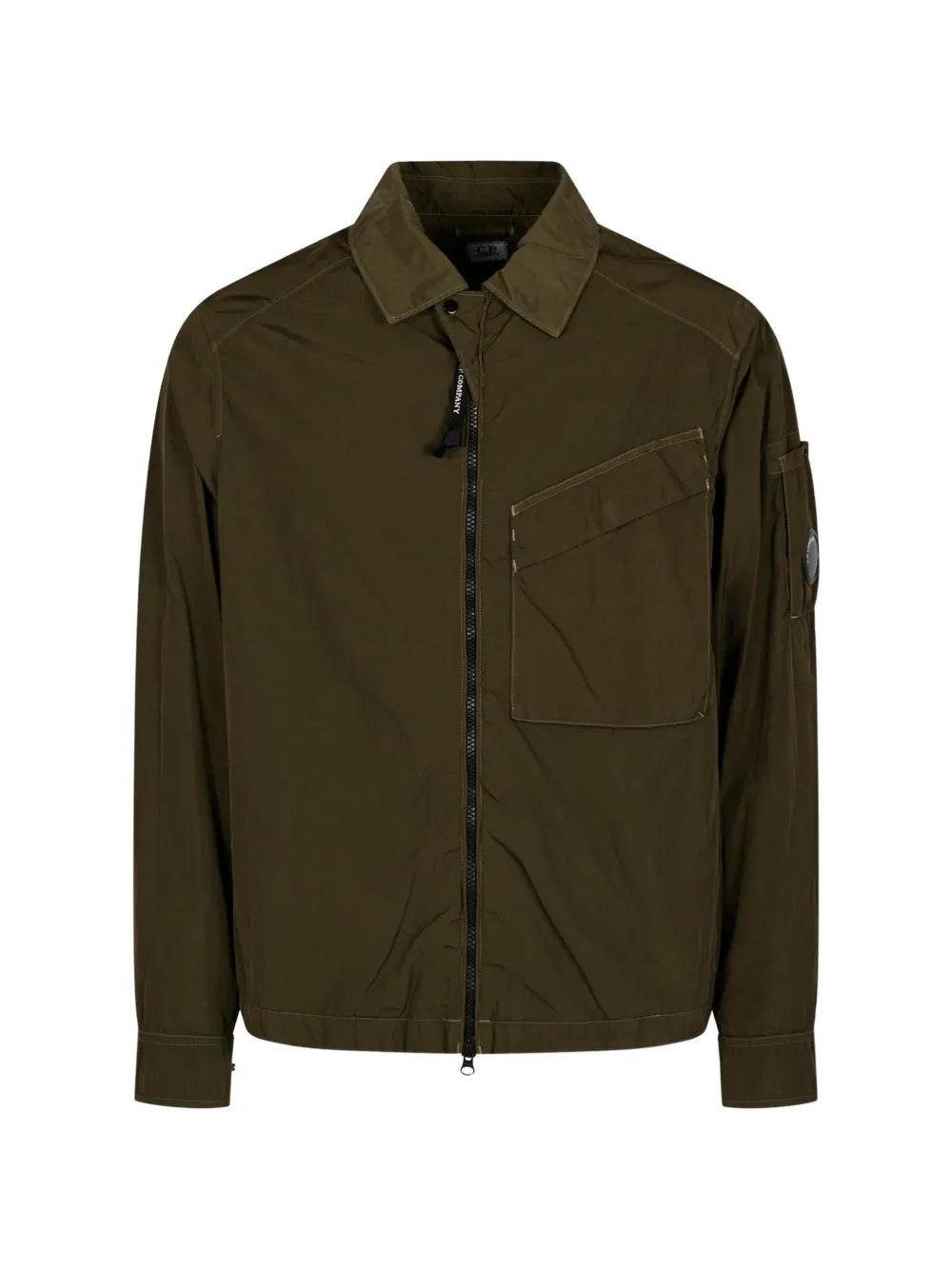 C.P. Company lens-detail chest-pocket shirt jacket - Verde