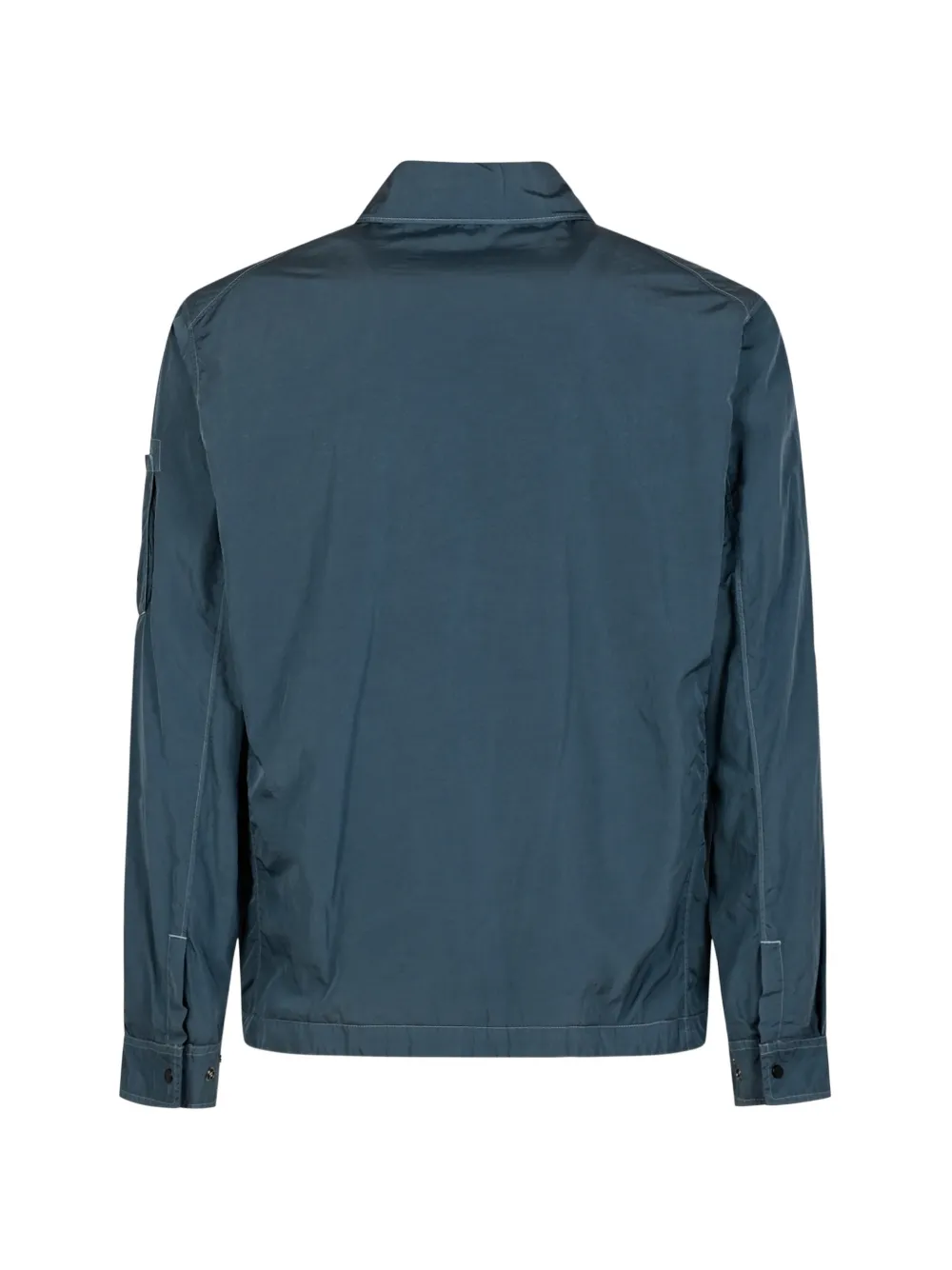 C.P. Company Shirtjack met borstzak en Lens-detail Blauw