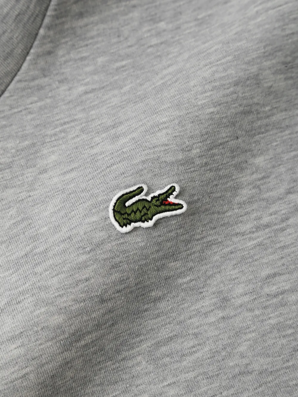 Lacoste Hoodie met logopatch Grijs