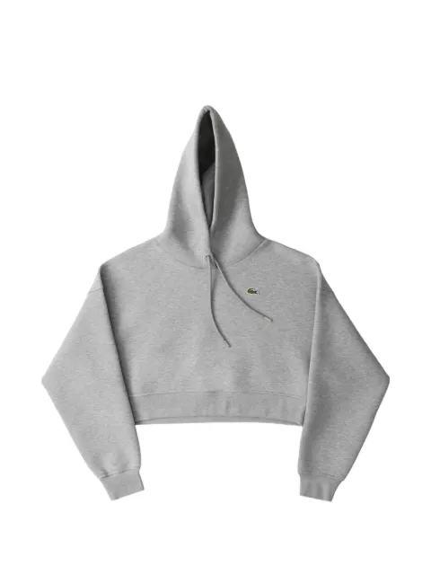 Lacoste logo-patch hoodie