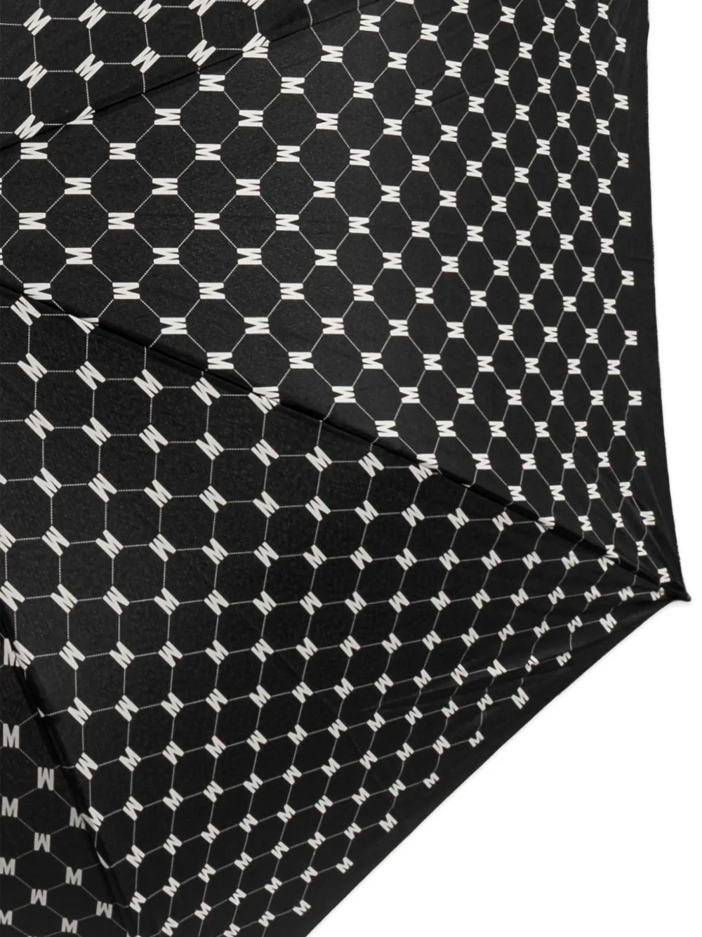 Moschino Paraplu met monogram-print Zwart