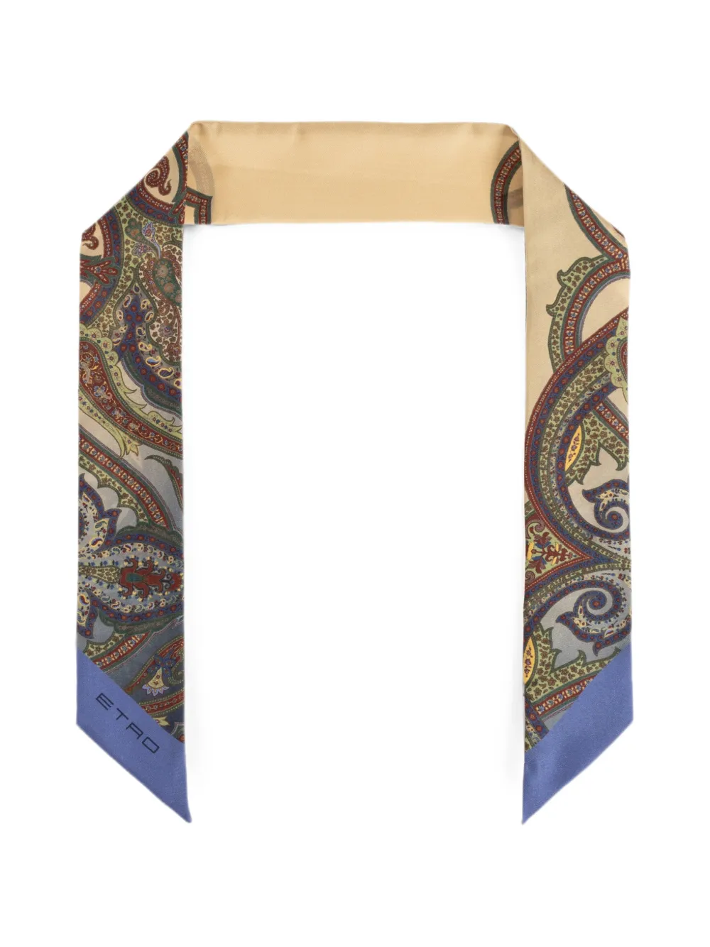 ETRO Foulard in seta con stampa paisley - Toni neutri