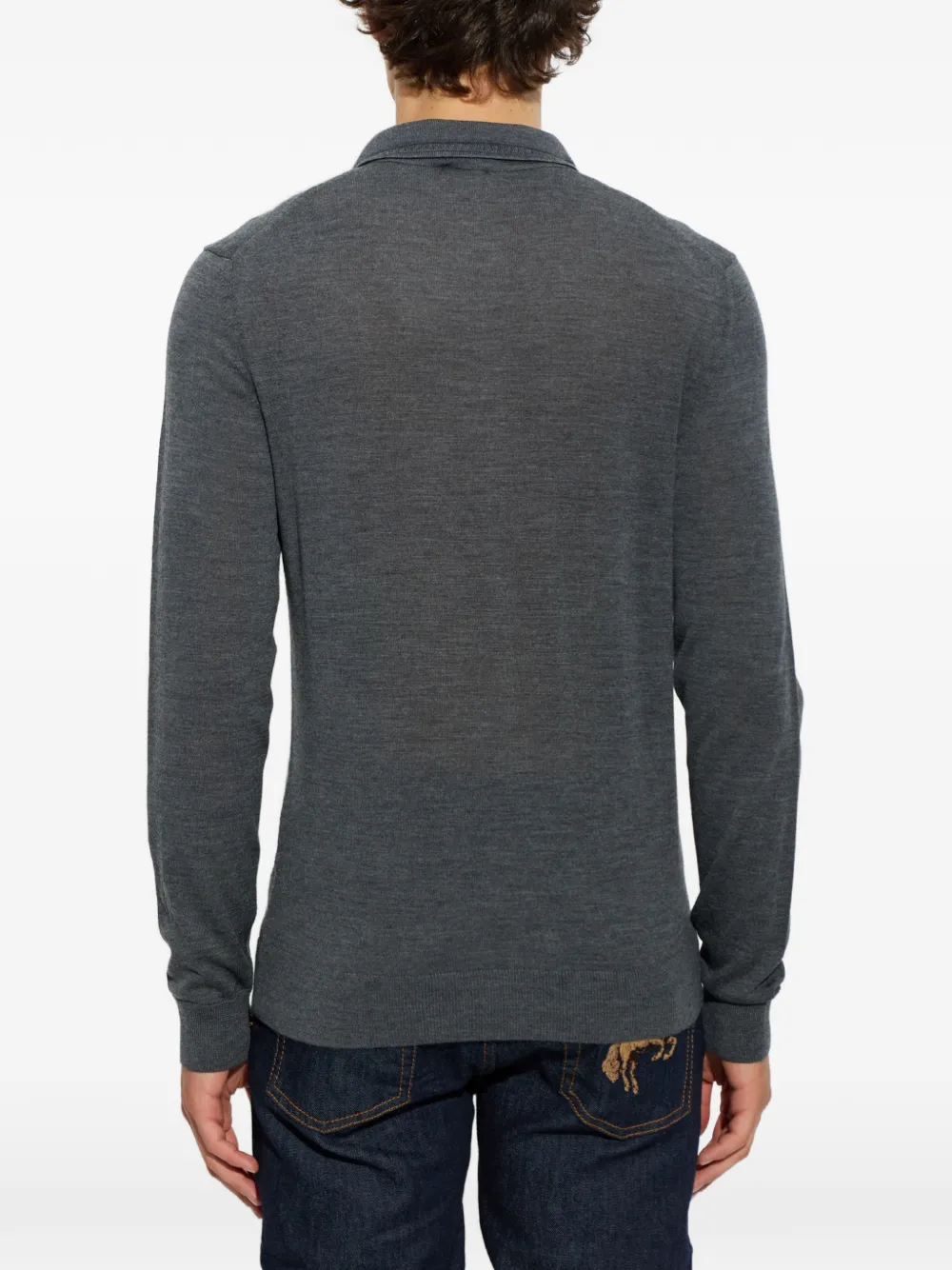 ETRO Poloshirt met lange mouwen Grijs
