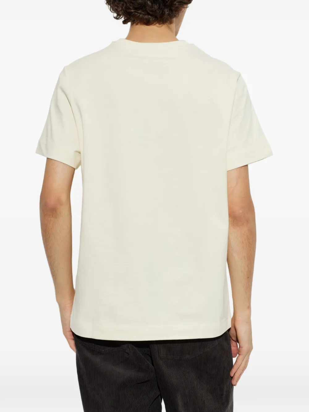 A.P.C. Oliver T-shirt met geborduurd logo Beige