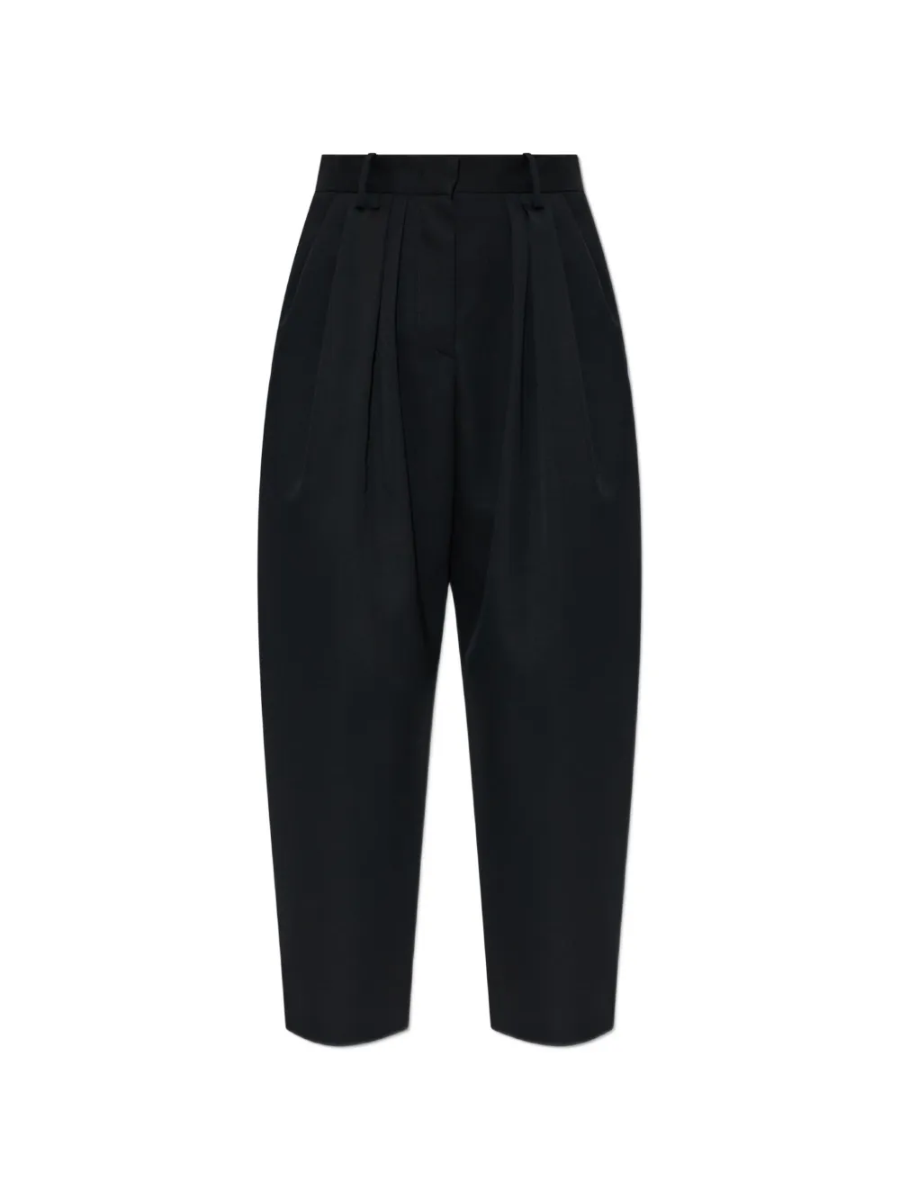 ISABEL MARANT Janice pleated wool trousers - Black
