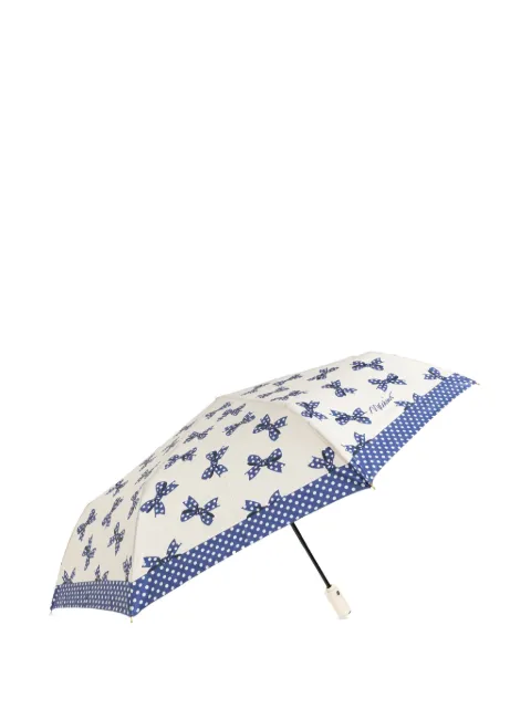Moschino bow-print folding umbrella