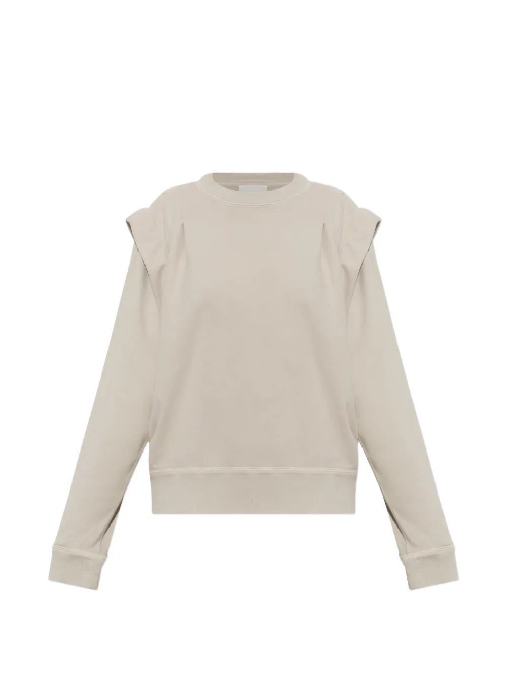 MARANT ÉTOILE Soldy pleated sweatshirt - Nude