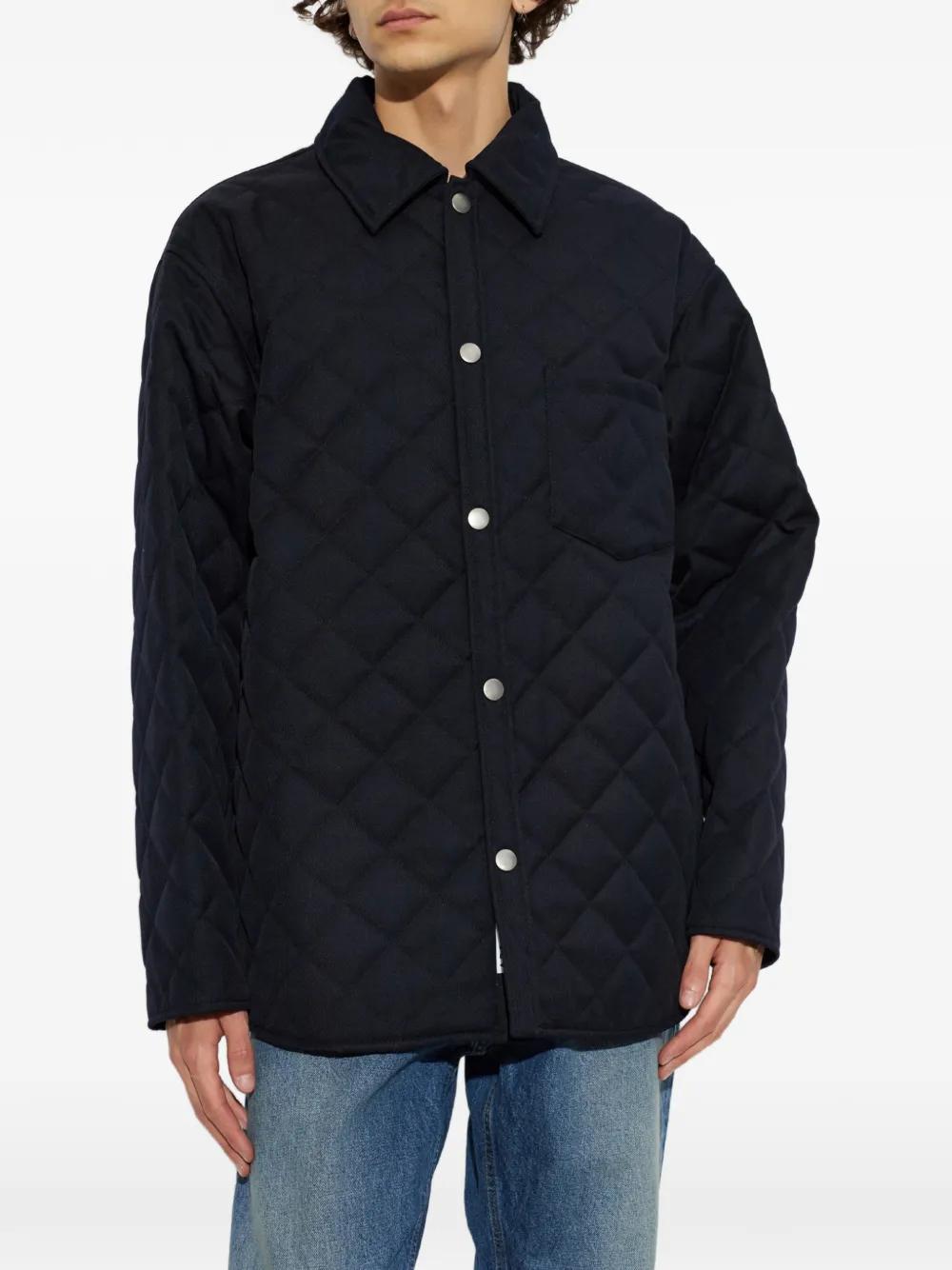 A.P.C. Jack met drukknopen Blauw