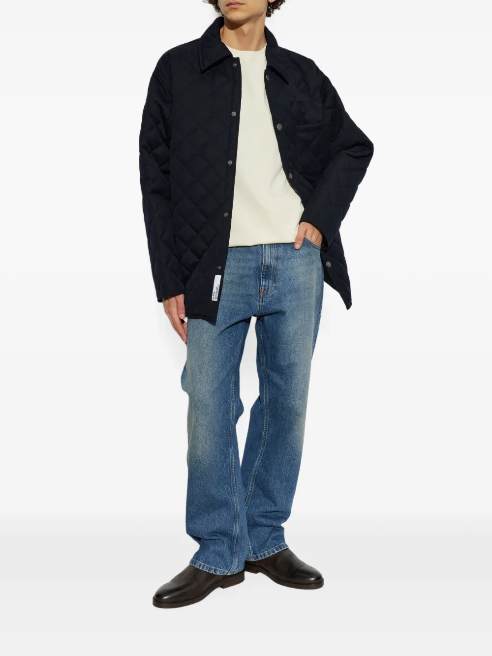A.P.C. Jack met drukknopen Blauw