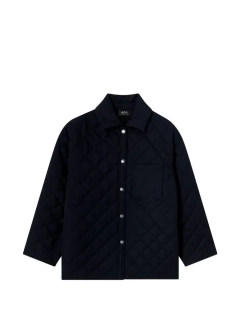 A.P.C. veste matelassée à boutons pression