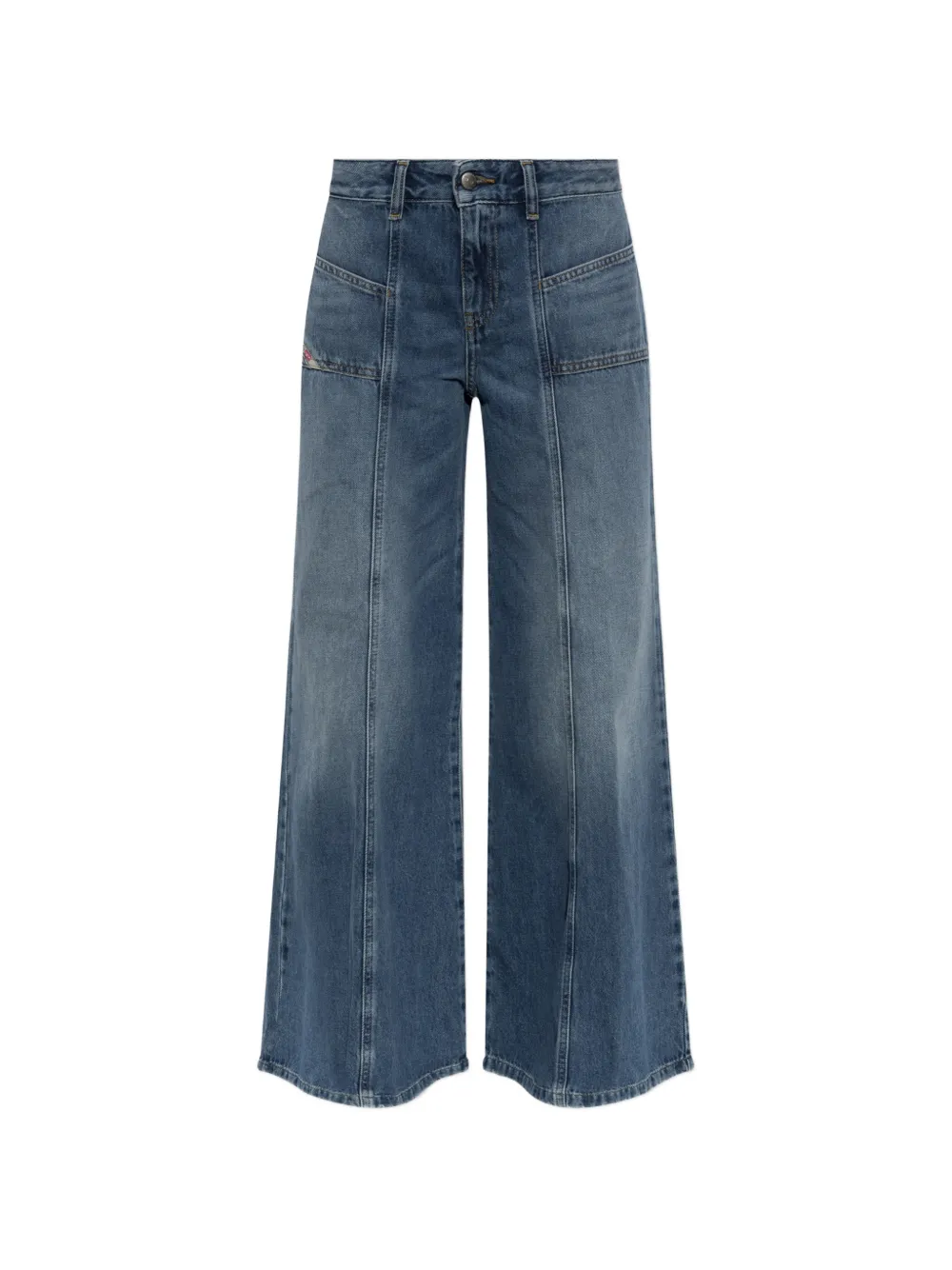 Diesel Jeans D-Akii con inserti - Blu