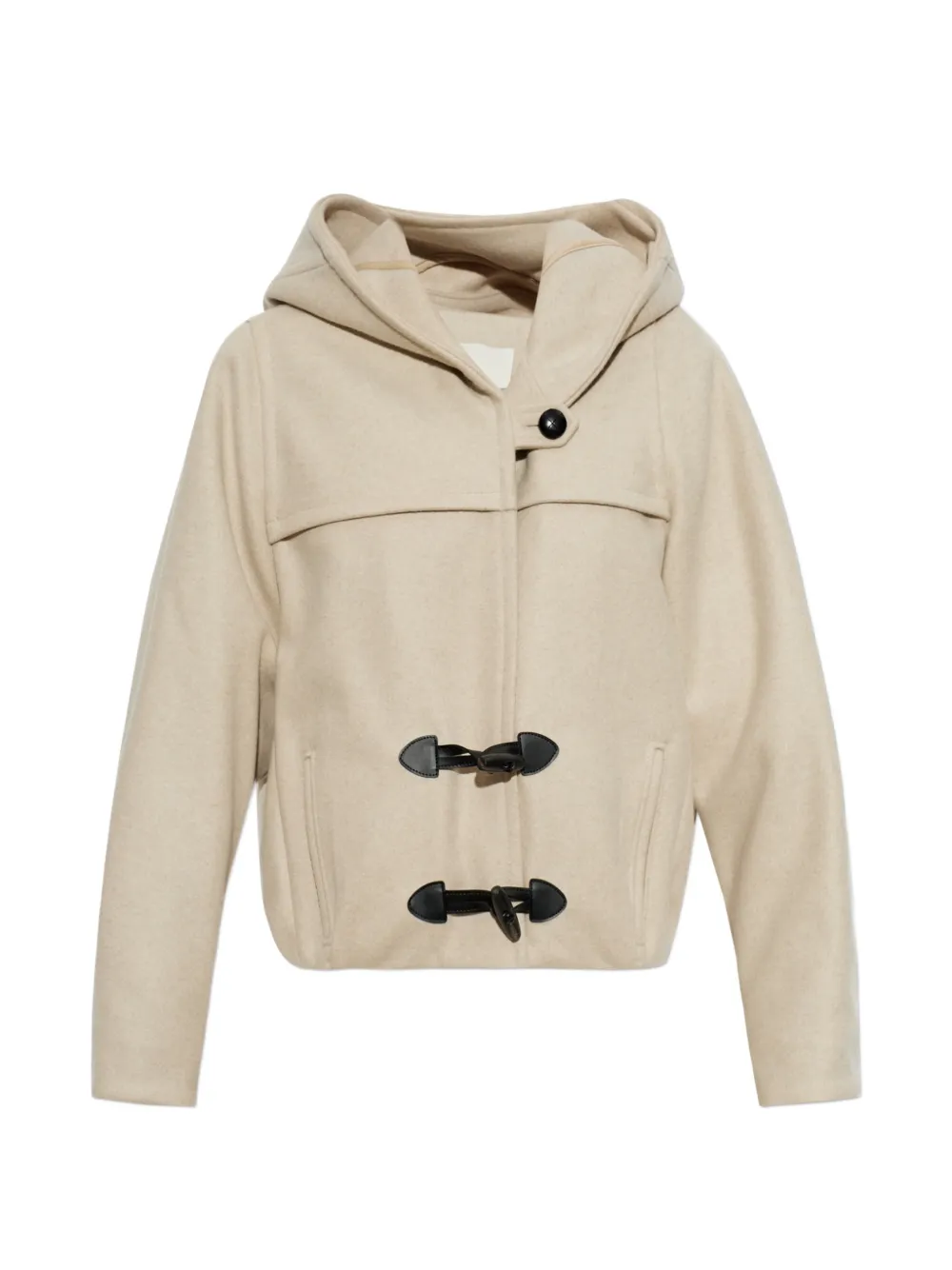ISABEL MARANT Trixie hooded jacket - Neutrals