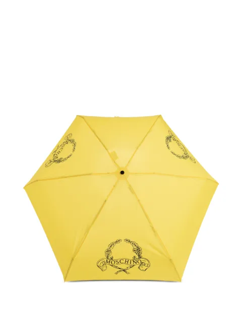 Moschino paraguas plegable con logo