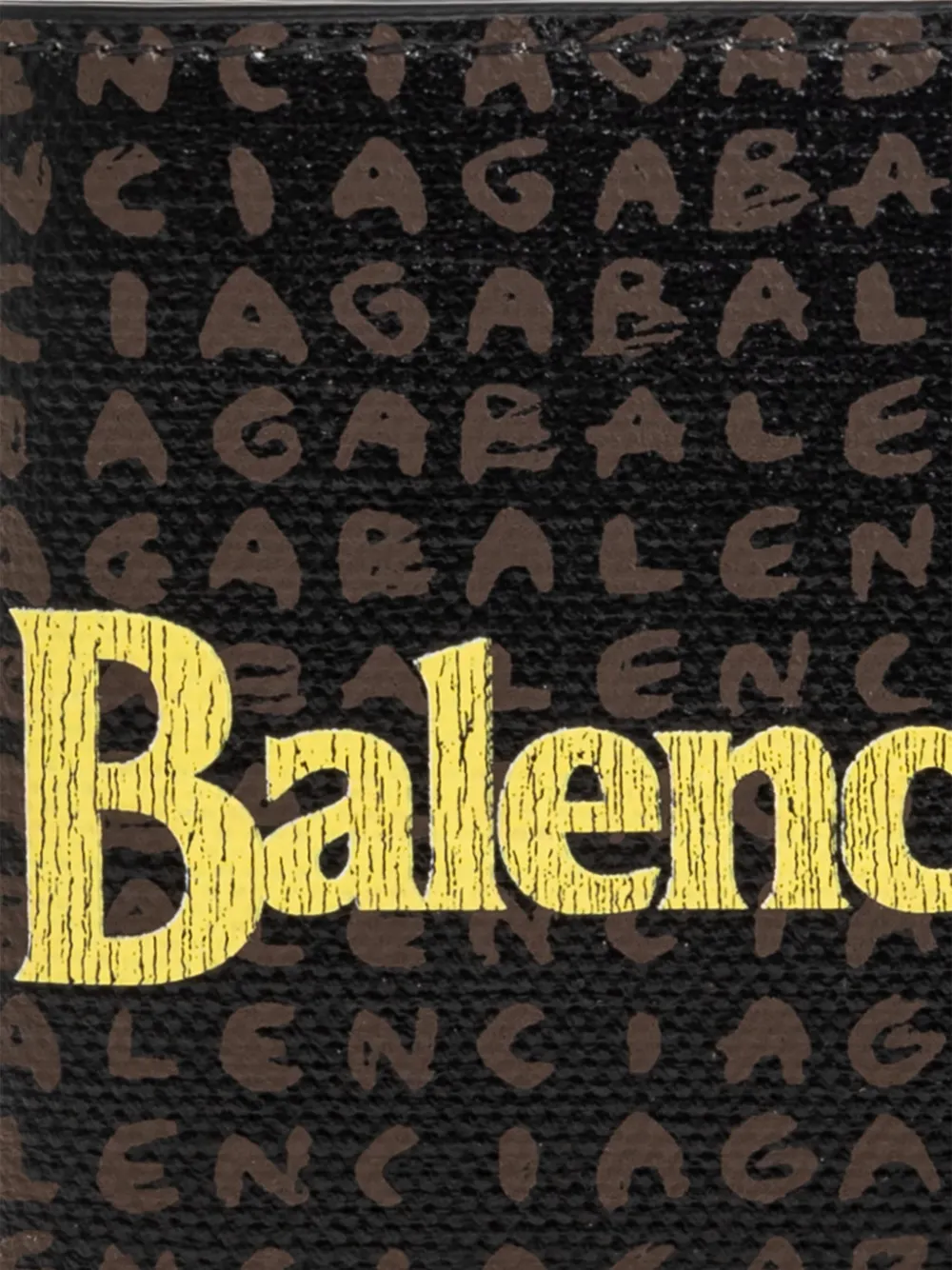 Balenciaga Select vierkante portemonnee met omslag Zwart