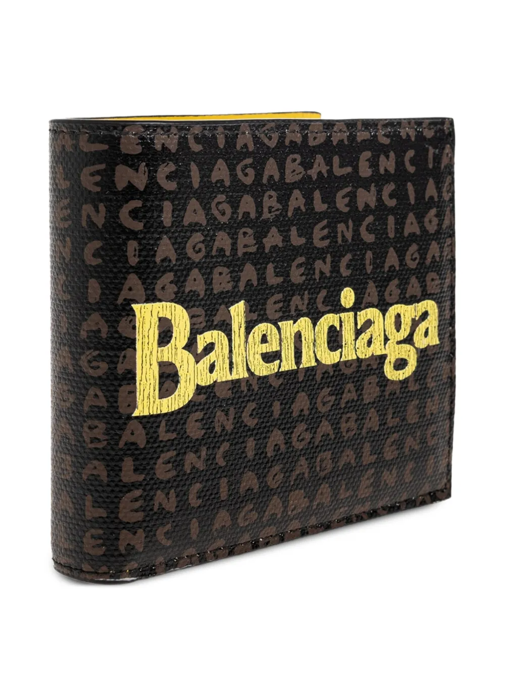 Balenciaga Select vierkante portemonnee met omslag Zwart