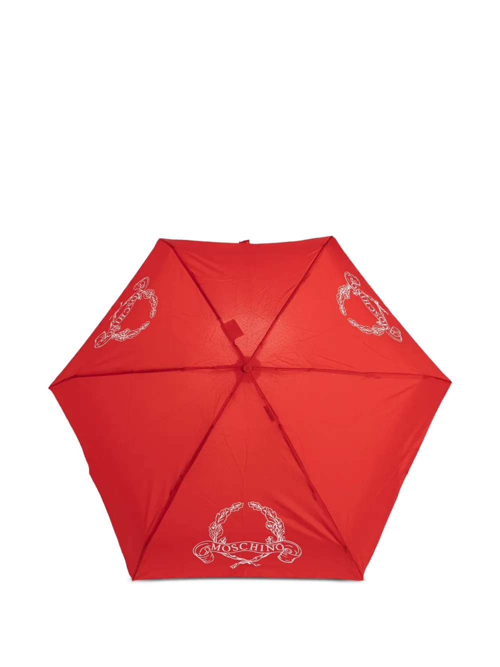 Moschino Ombrello con stampa - Rosso