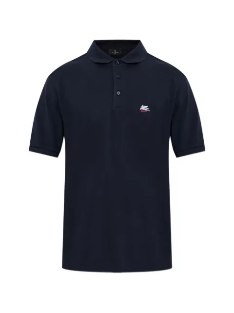ETRO logo-embroidered polo shirt