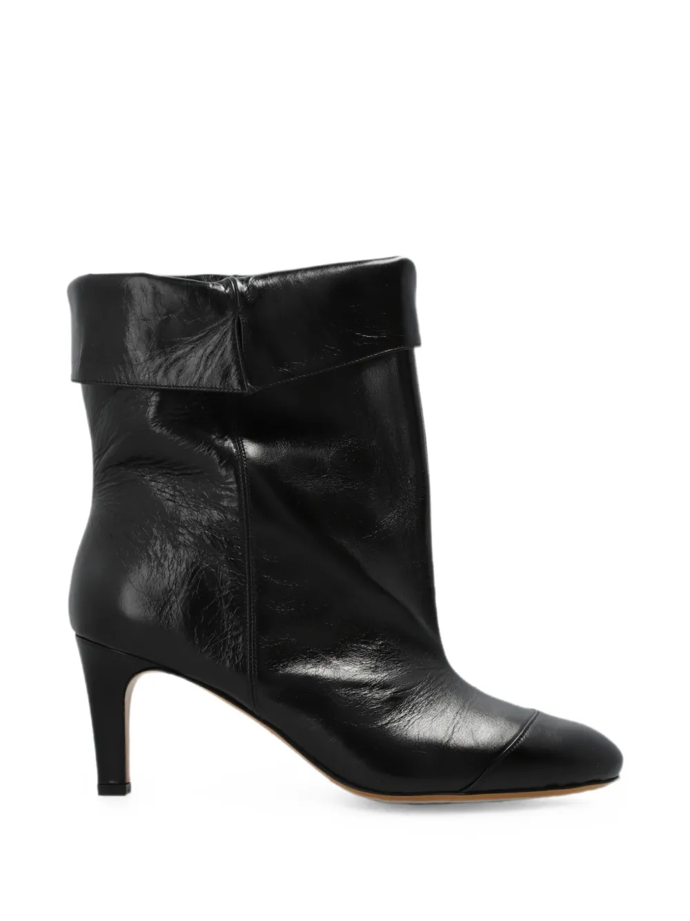 ISABEL MARANT Eldra fold-over ankle boots Zwart
