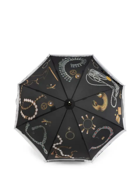Moschino jewellery-print umbrella
