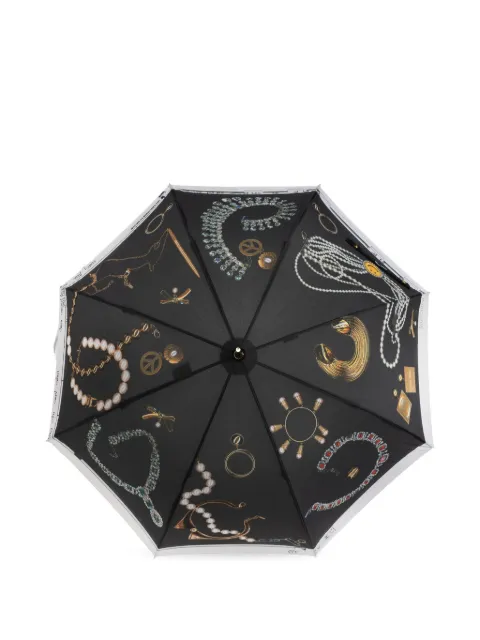 Moschino jewellery-print umbrella