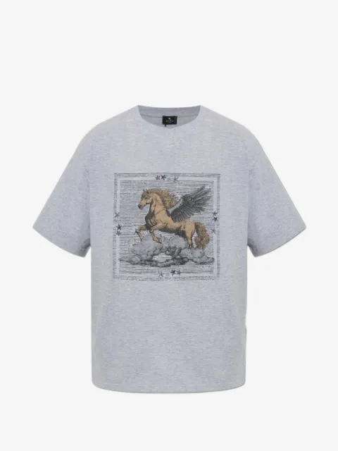 ETRO playera con motivo Pegasus