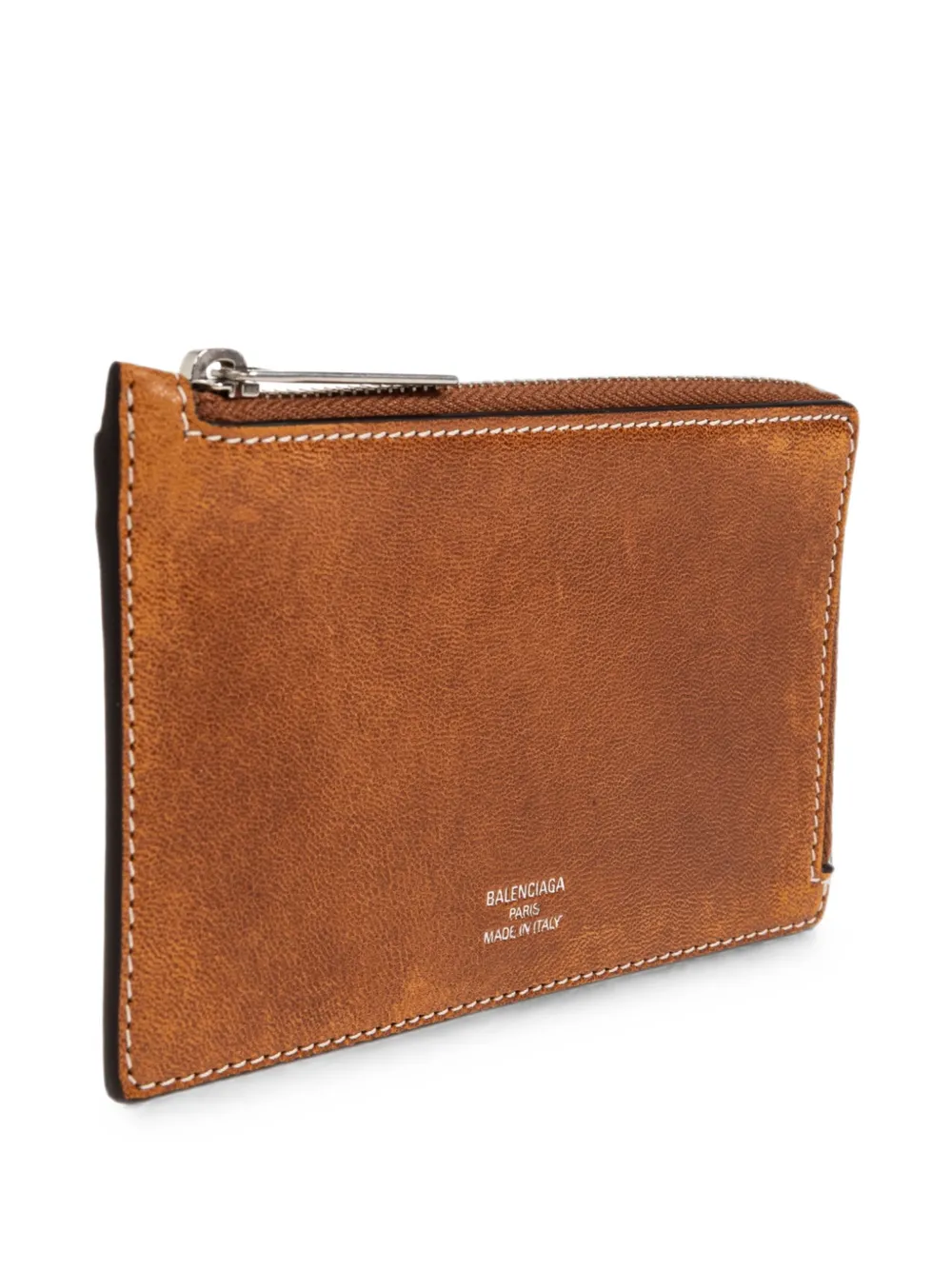 Balenciaga Envelope lange munt- en pasjeshouder Bruin