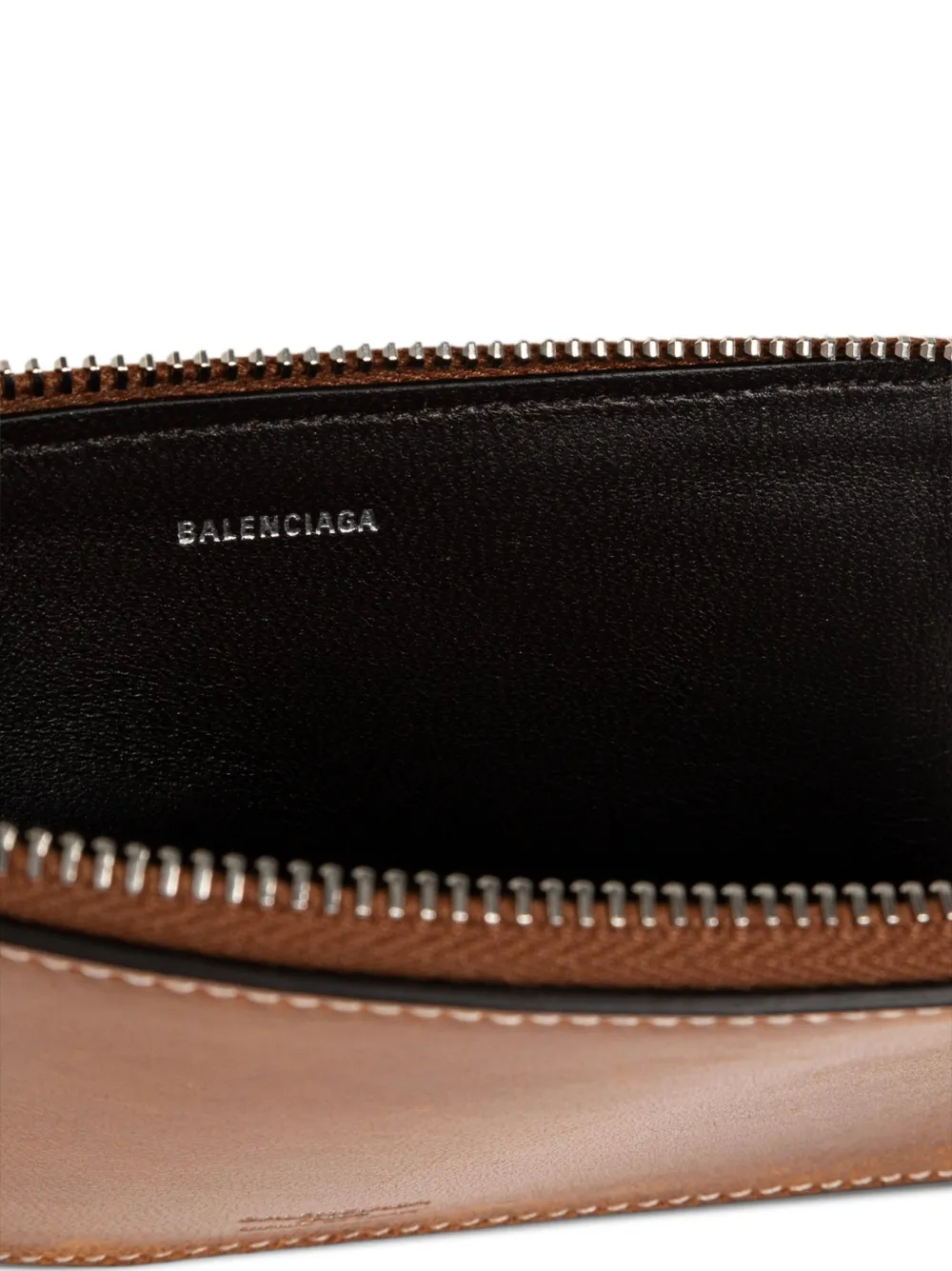 Balenciaga Envelope lange munt- en pasjeshouder Bruin