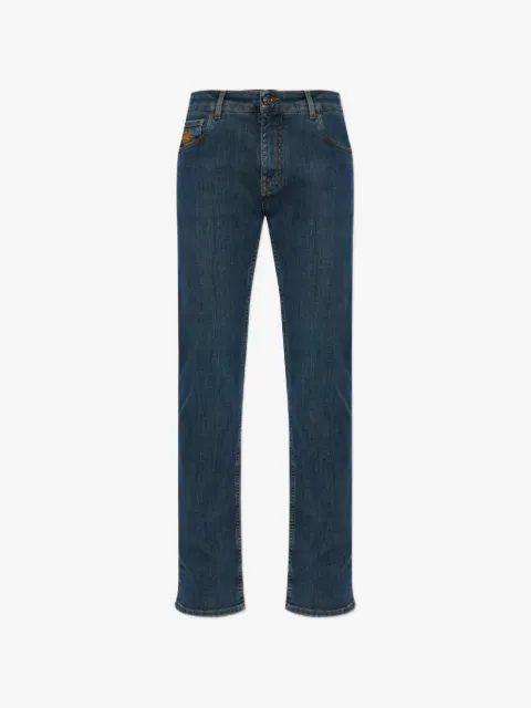 ETRO jeans con bordado Pegasus