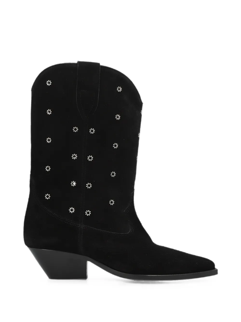 Isabel Marant Duerto Crystal-embellished Ankle Boots In Black