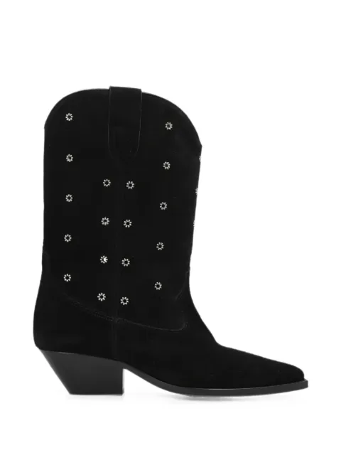 ISABEL MARANT Duerto crystal-embellished ankle boots