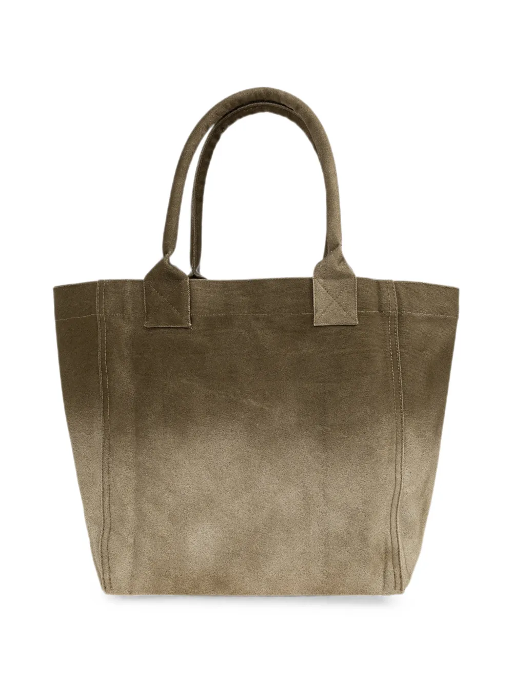 ISABEL MARANT Yenky shopper met geborduurd logo Groen