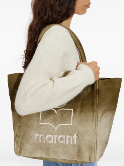 ISABEL MARANT Yenky logo-embroidered tote bag