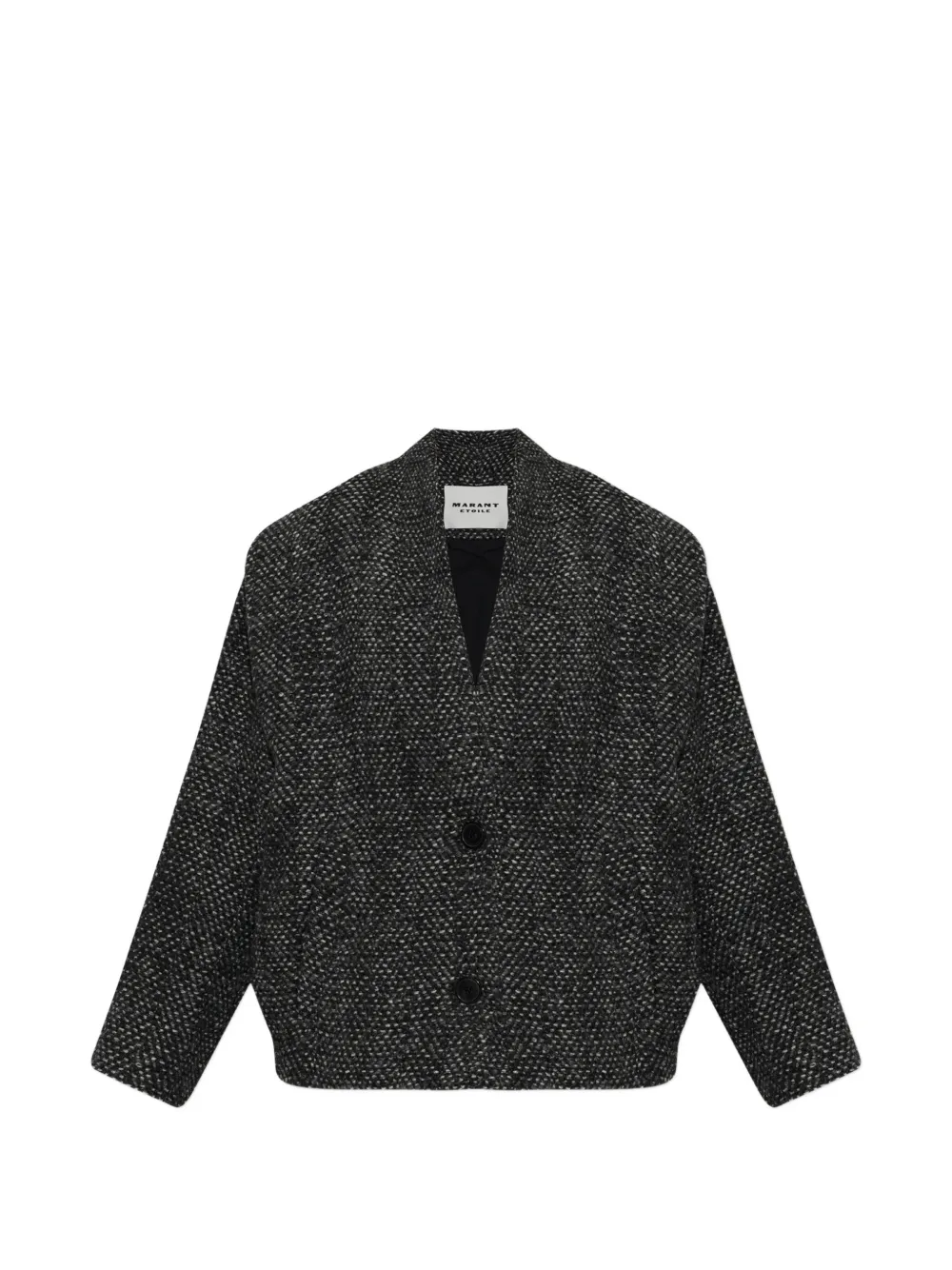 MARANT ÉTOILE Drogo bouclé-knit jacket - Grey