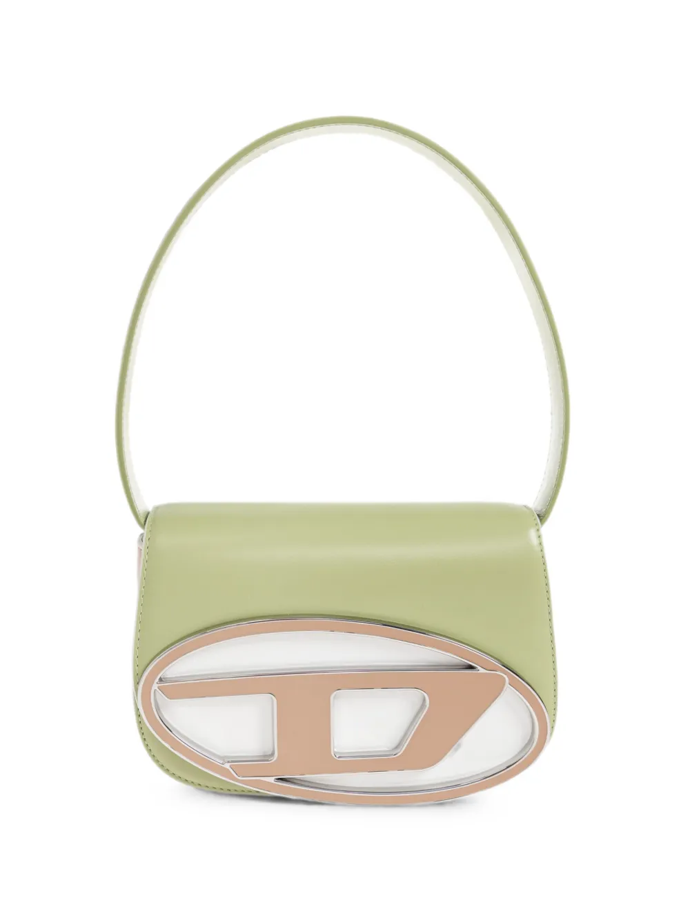 Diesel 1DR leather shoulder bag - Verde