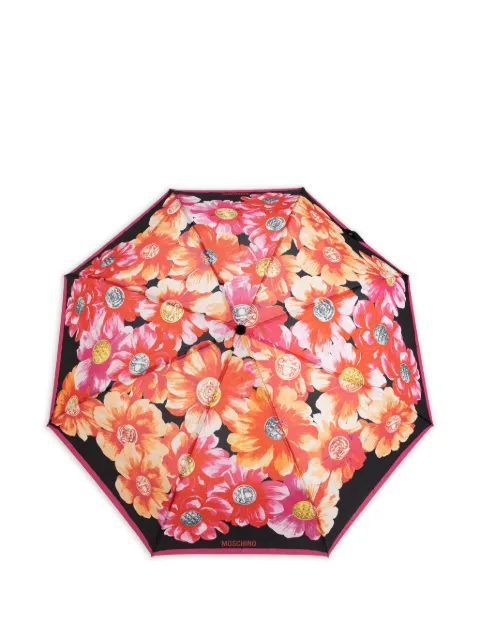 Moschino paraguas plegable con motivo floral